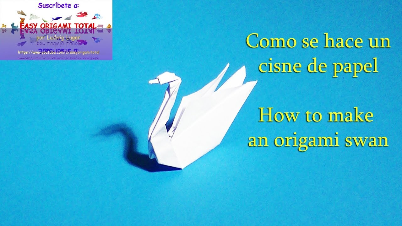 Cisne origami 3D_Como hacerlo