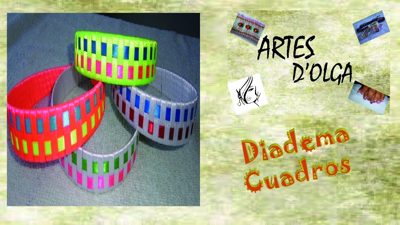 Cómo decorar diademas con cintas. Cuadros