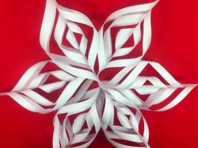 Como hacer Copos de nieve de papel - Paper snowflakes Origami(Tutorial)