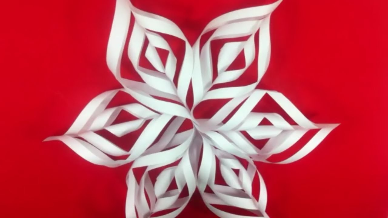 Como hacer Copos de nieve de papel - Paper snowflakes Origami(Tutorial)