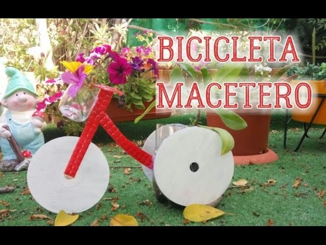 Cómo hacer una bicicleta de macetero