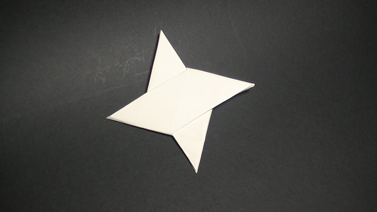 Como se hace una estrella ninja origami_origami shuriken