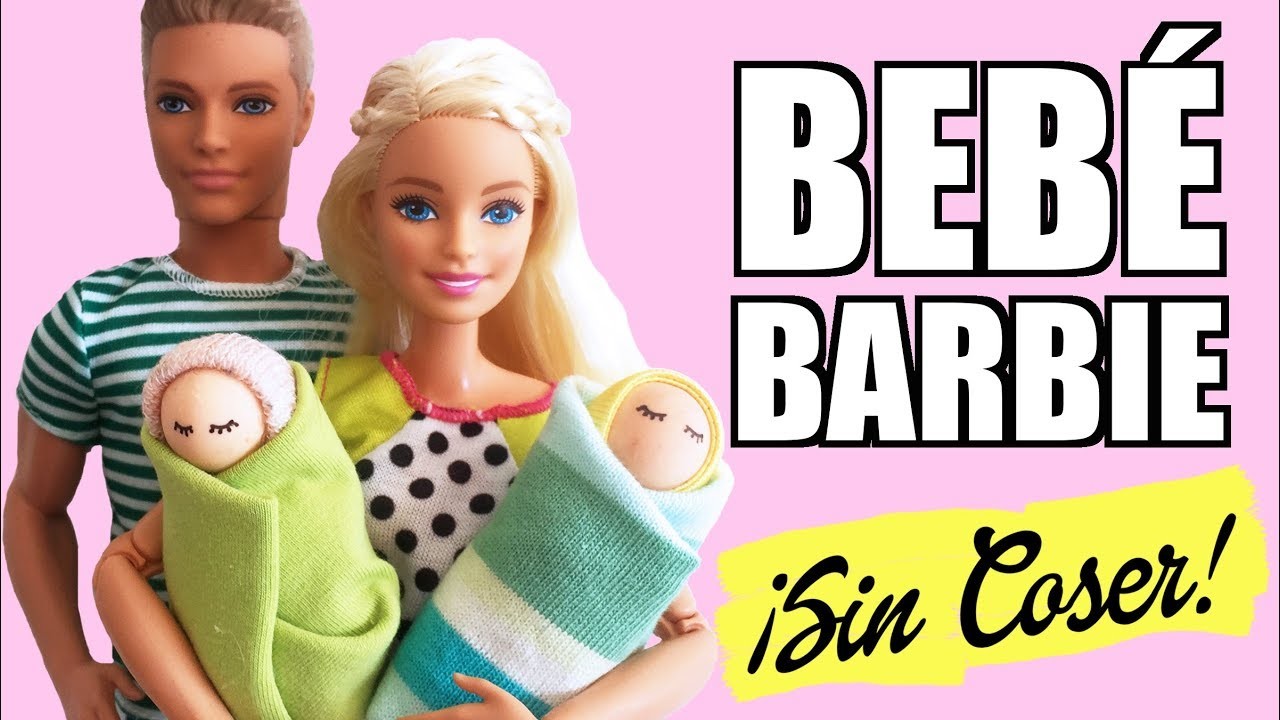 ????????DIY???????? Cómo hacer bebés con porcelana fría casera ¡Barbie y Ken son padres de gemelos!