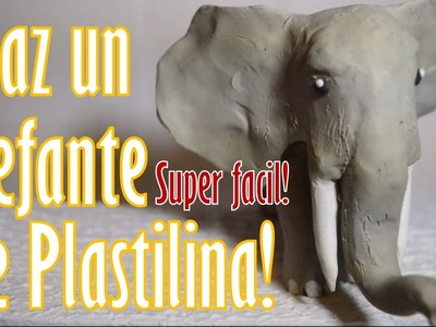 ¡Como hacer: Un espectacular elefante de plastilina.arcilla!