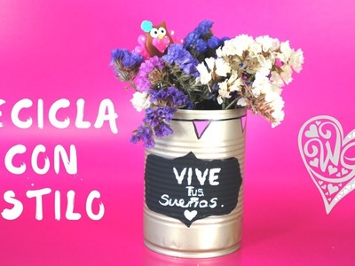 Latas decoradas. Manualidades fáciles