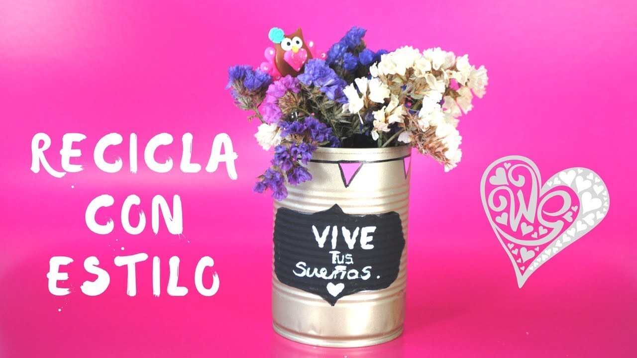 Latas decoradas. Manualidades fáciles