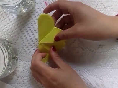 Mariposa de papel segundo paso