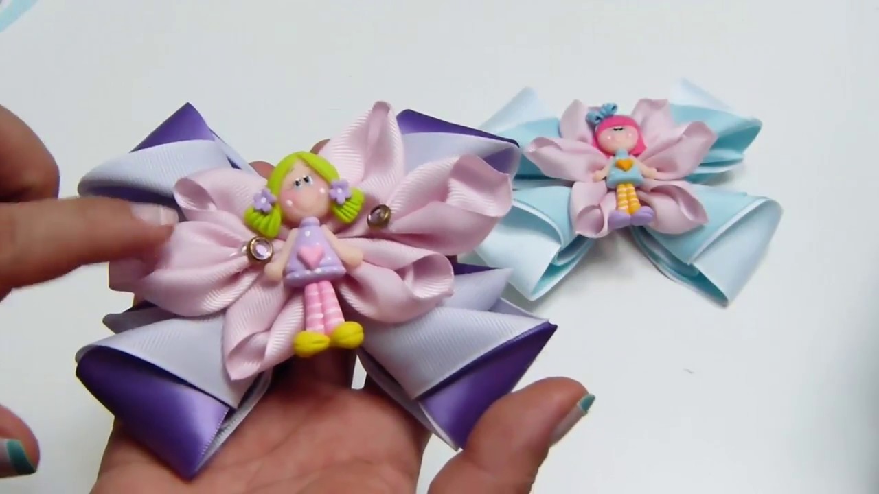 Moños y flores de cinta Gros, How to make ribbons with gros
