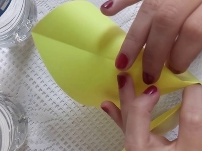 ORIGAMI:Mariposa de papel primer paso