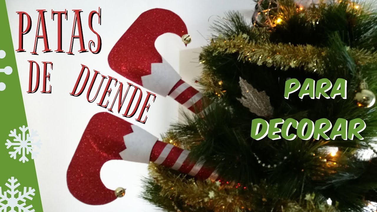 PIERNAS DE DUENDE PARA DECORAR ÁRBOL DE NAVIDAD | ELF LEGS 2019 | Christmas ornaments |