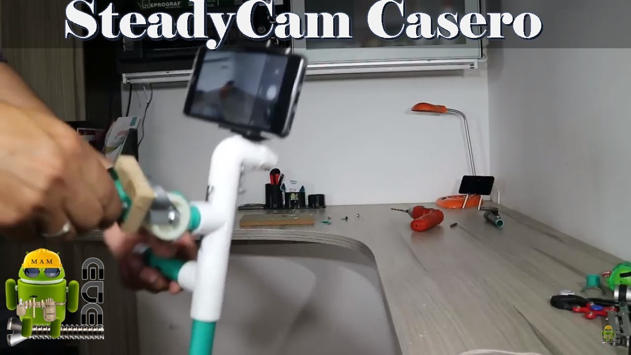 SteadyCam Casero para Telefono (Estabilizador de Video) muy Facil