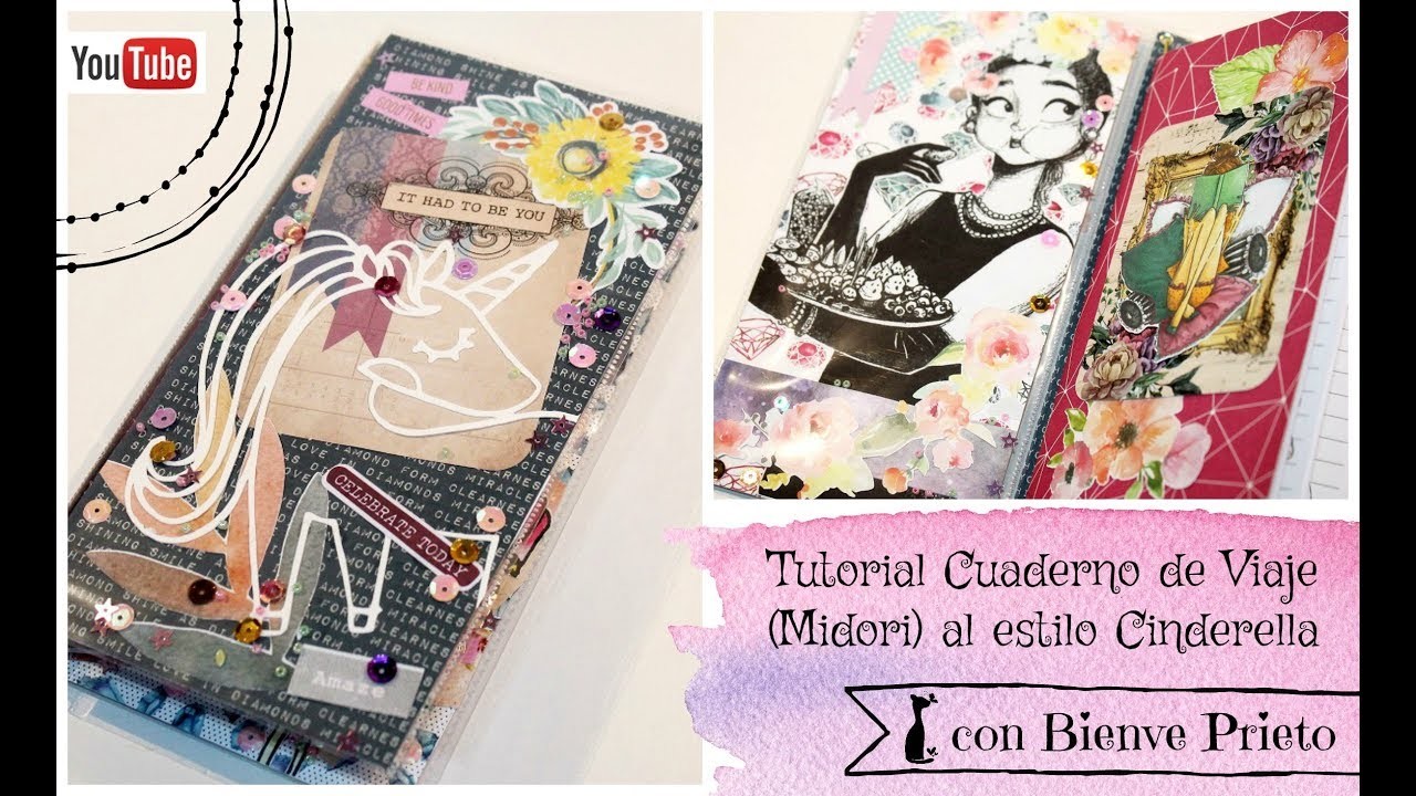 Tutorial Cuaderno de Viaje - Midori - al estilo Cinderella