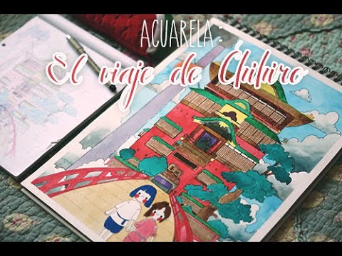 [Acuarela]: El viaje de Chihiro (Studio Ghibli).
