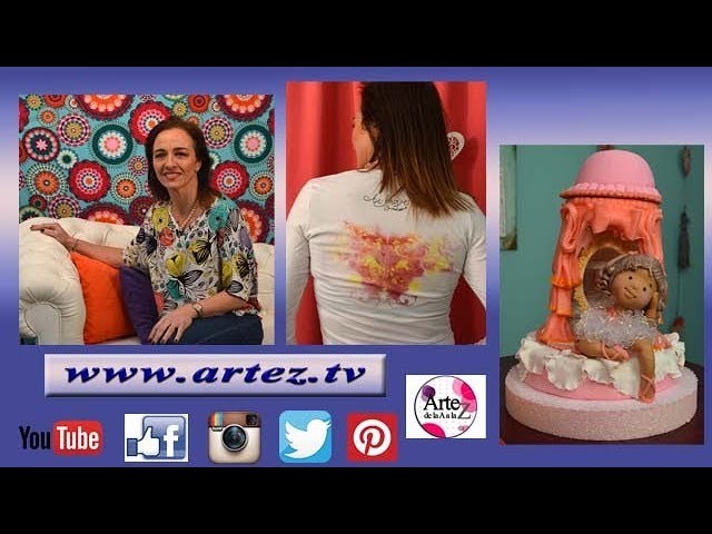 Artez TV programa 29 #Sublimación Textil #Torta desmontable