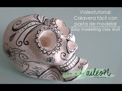 Calavera mexicana facil. mexican easy skull