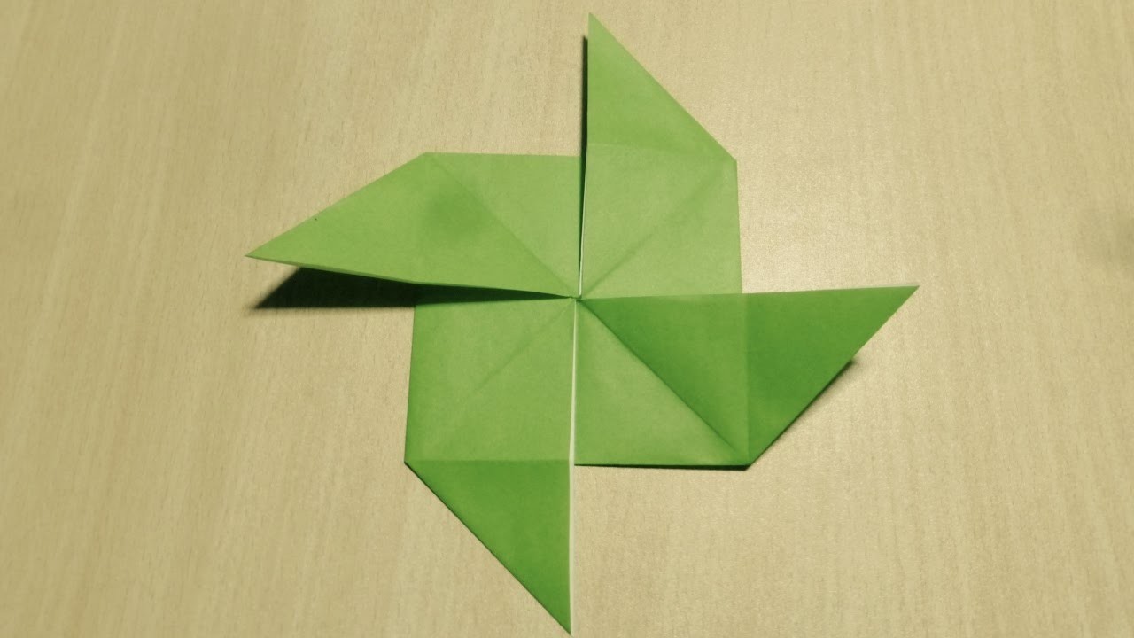 Cómo hacer Molino de viento. Origami. El arte de doblar el papel