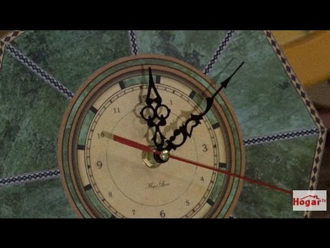 Como hacer un reloj en contracolado artistico - Hogar Tv  por Juan Gonzalo Angel