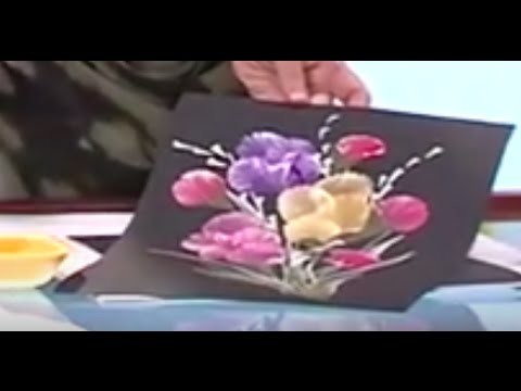 Como Pintar un Cuadro de Flores con Petalos en Tecnica Degrade - Hogar Tv  por Juan Gonzalo Angel