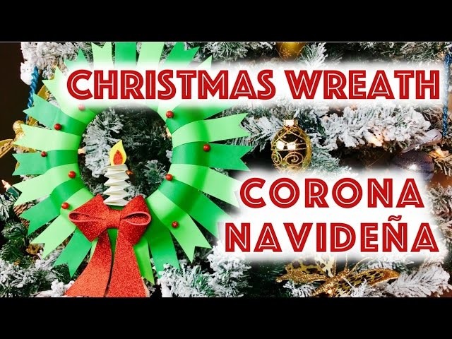 ???? CORONA NAVIDEÑA | MOLDES GRATIS | CHRISTMAS DECORATION | CHRISTMAS WREATH