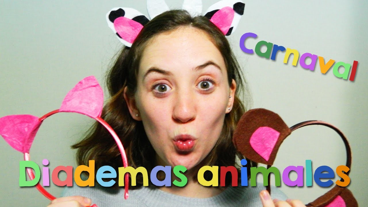Diademas animales | Ideas Carnaval para niños | Sandrusqueta