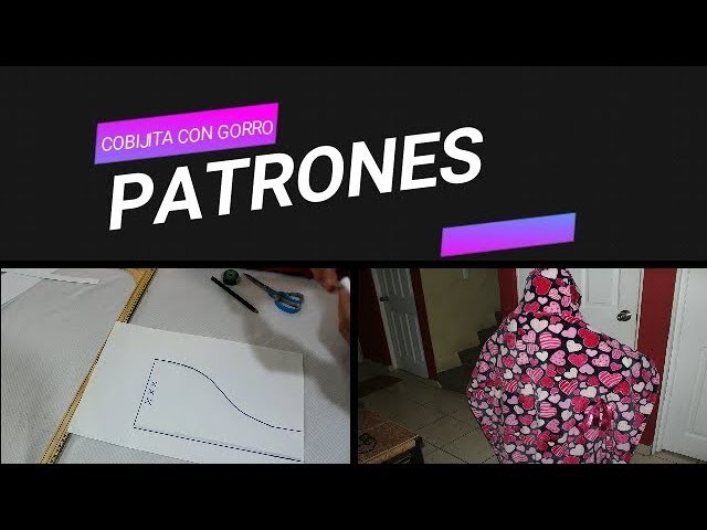 DIY PATRONES.COBIJA CON GORRO