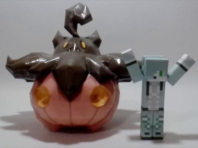 Especial Halloween como hacer un Pumpkaboo. Hq - Papercraft