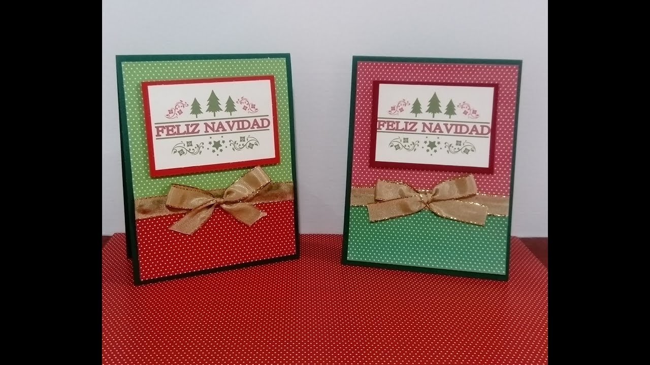 101. Tarjeta de Navidad Serie Navidad #2. Scrap en Español