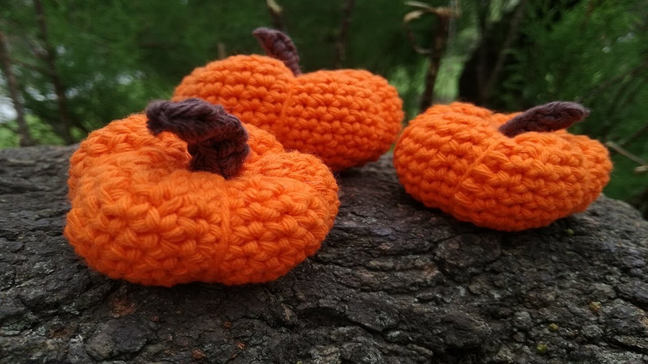 Calabazas a crochet - HALLOWEEN