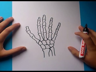 Como dibujar una mano paso a paso 2 | How to draw a hand 2