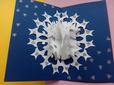 Cómo hacer 3D tarjetas de Navidad de Felicitación.       Como fazer cartões de Natal