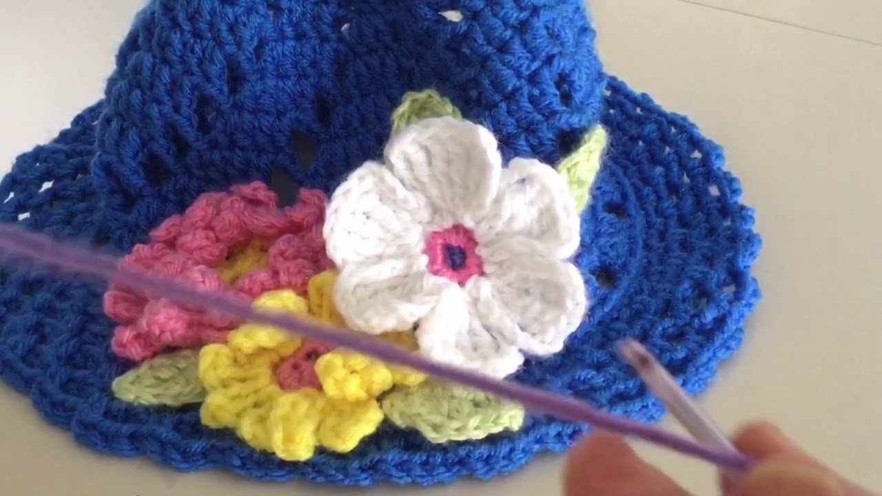 Cómo hacer Flor de 6 Petalos en Punto alto Triple en Crochet  (Flor #2)