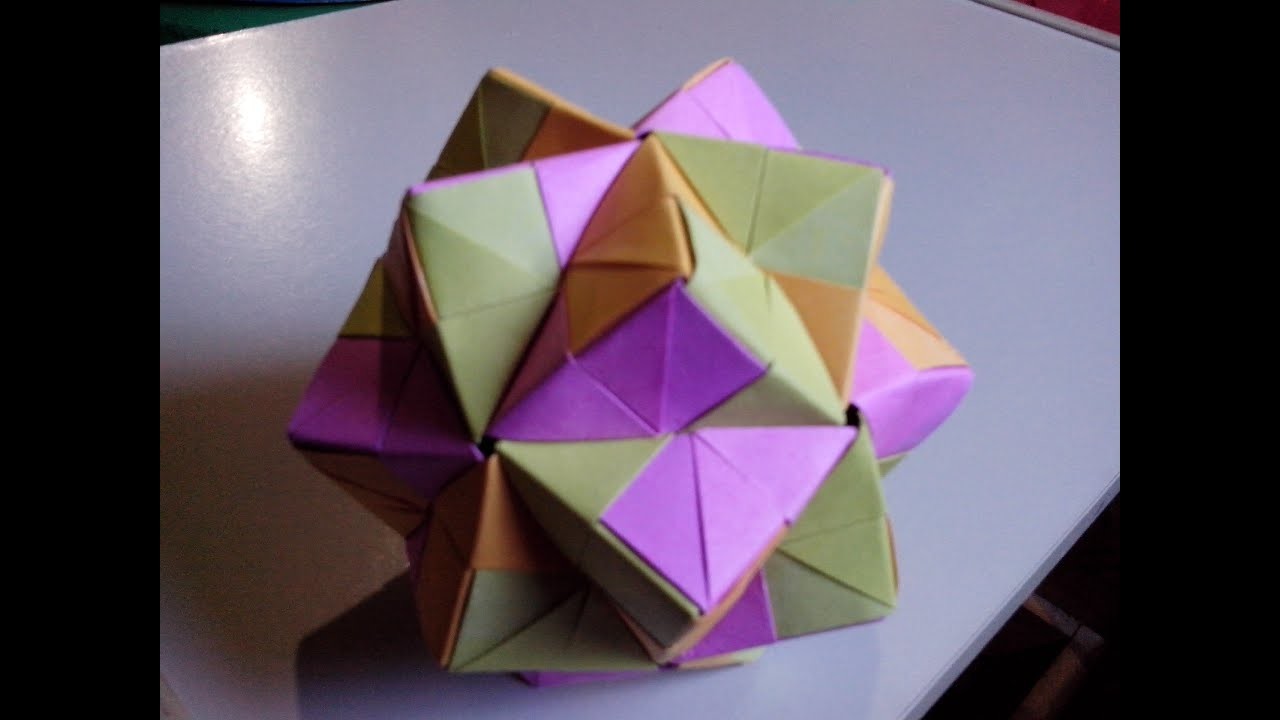 Como hacer una modular sonobe de papel - origami