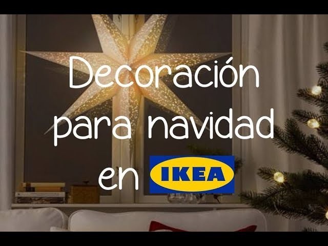 Decoración para navidad en Ikea