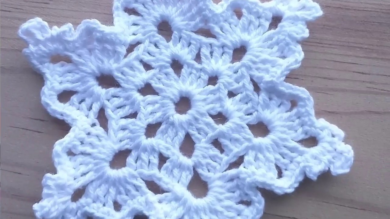 DIY Copito de nieve Glam tejido a crochet