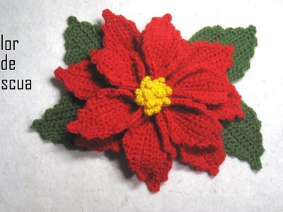 DIY - Flor de Pascua a crochet  DIY - Crochet Easter flower