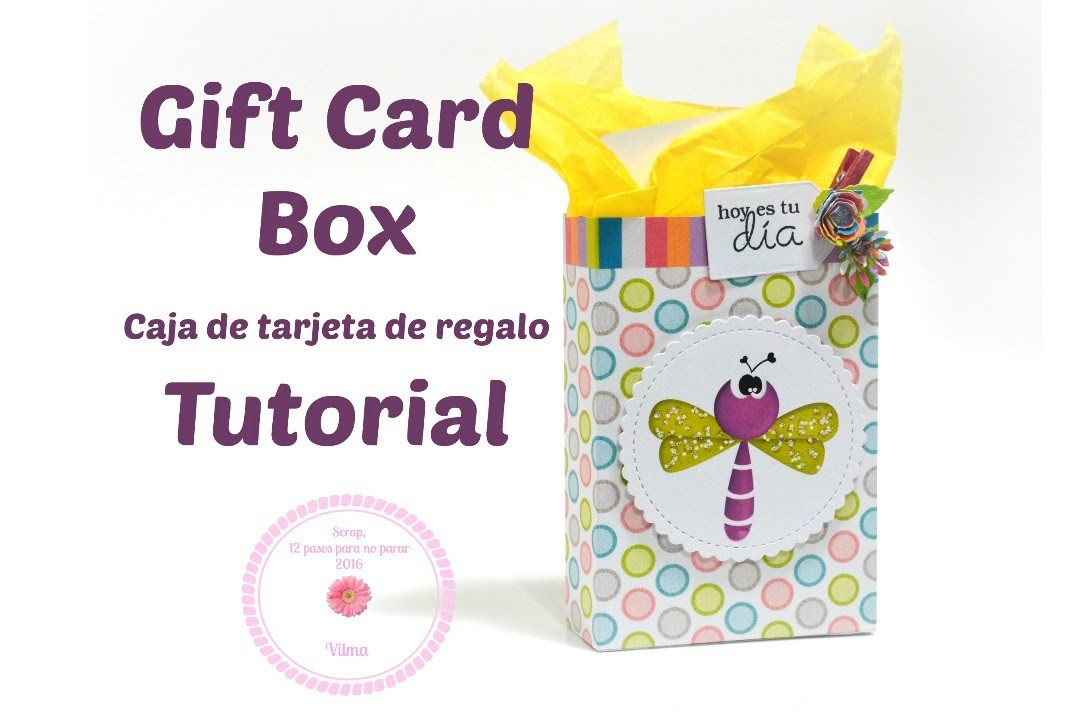 Gift card box-Caja para tarjeta de regalo