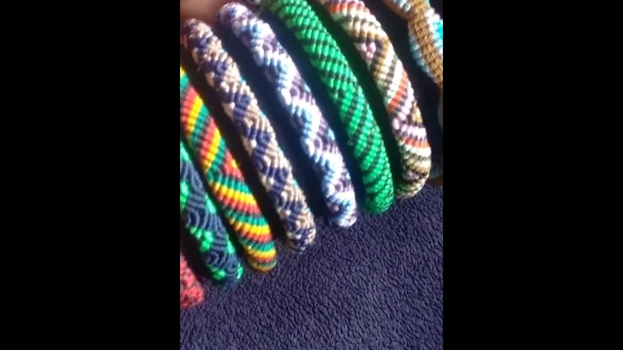 MIS TUBULARES EN MACRAMÉ.