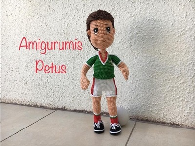 Próximo proyecto muñeco futbolista amigurumis By Petus. Lista de material