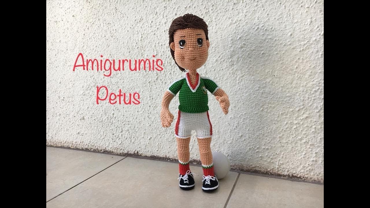 Próximo proyecto muñeco futbolista amigurumis By Petus. Lista de material