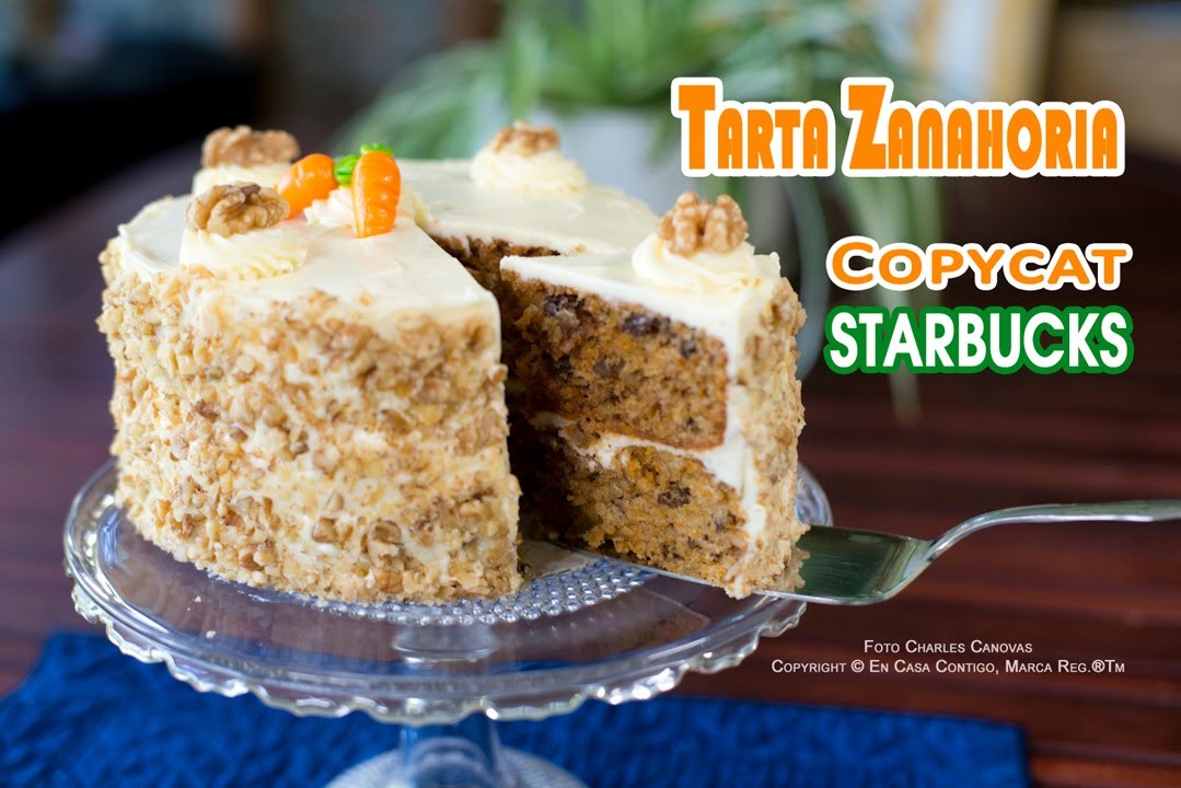 Tarta Zanahoria o Carrot Cake Copycat Starbucks