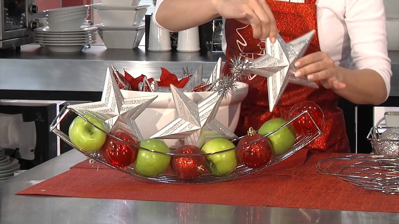 Tip. Decoración de navidad con frutas