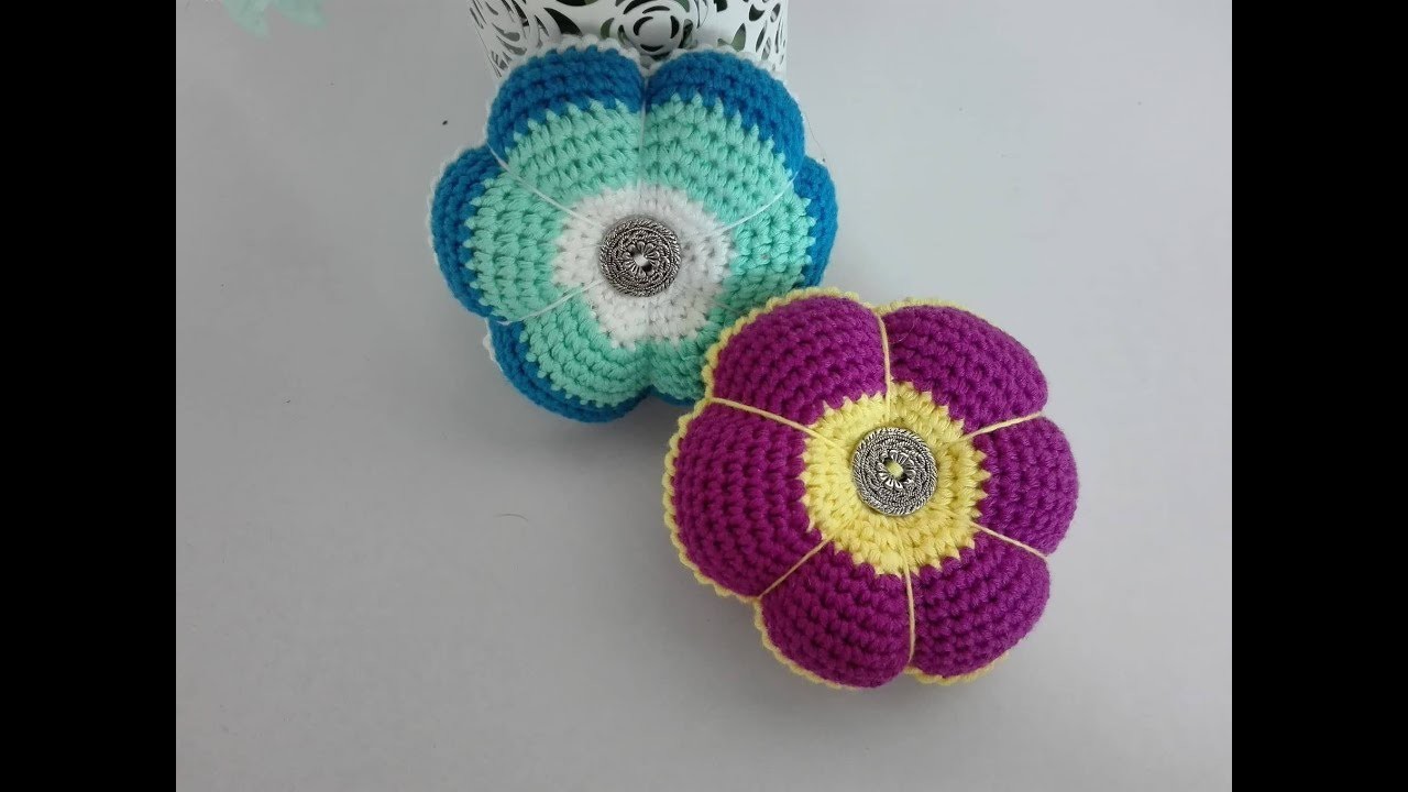 Tutorial alfiletero flor tejido en crochet