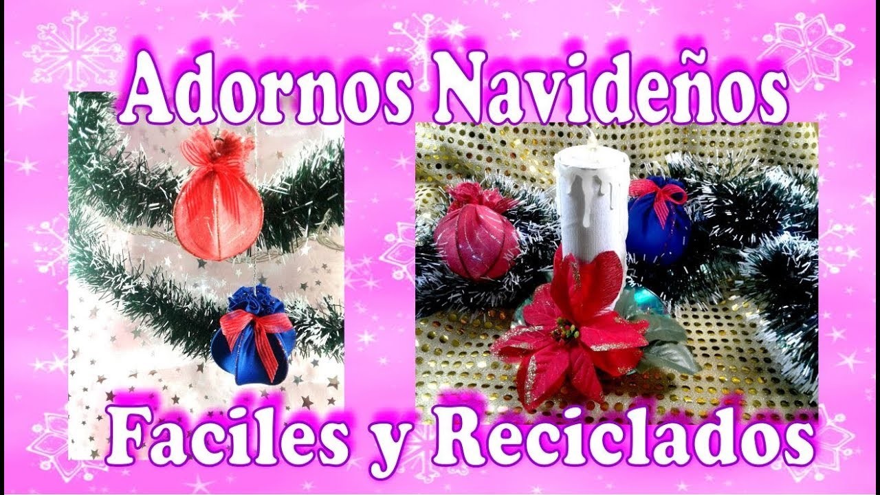 Adornos Navideños Reciclados: 4 ideas