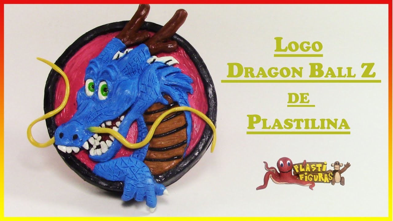 Como Hacer Logo de Dragon Ball Z de Plastilina.How To Make  Dragon Ball Z Logo With Clay.Plasticine
