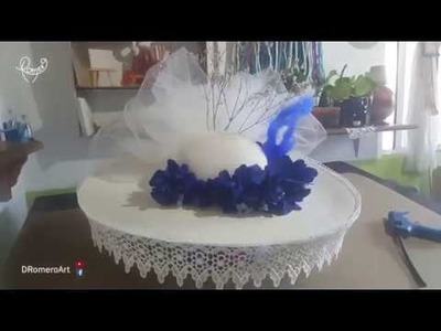 Como hacer un sombrero de catrina - Dia de Muertos