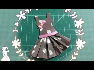 Como hacer vestido de papel para decorar