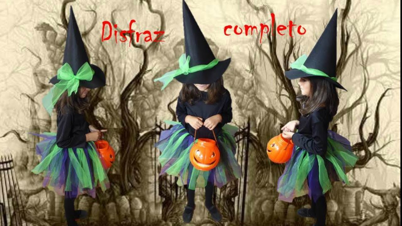 DISFRAZ DE BRUJA PARA HALLOWEEN