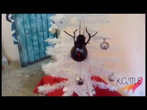 Esferas para navidad con focos fundidos. Karla. KAME