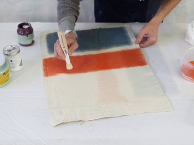 Hacer pintura de tela con Medium Textil