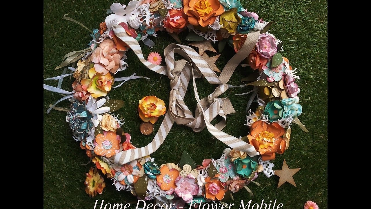 Home Decor - Flower Mobile by Lady Bloom